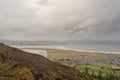 View from a mountain, county Sligo, Ireland.