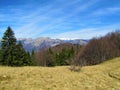 View of mountain Crna Prst in Julian Alps, Slovenia