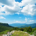 View of mountain Demerdji, Crimea, Royalty Free Stock Photo