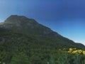 View of mountain in the forest in Kabak valley Mugla Turkey Royalty Free Stock Photo