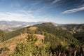 View from mountain glade bellow Slema hill in autumn Nizke Tatry mountains in Slovakia