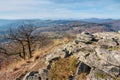 View from the mountain Klic, Kleis in Lusatian Mountains