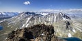 View from the mountain Kyrkja The Church Royalty Free Stock Photo