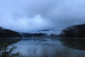 View of the mountain lake. Canada. Royalty Free Stock Photo