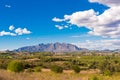 View of the mountain of Montserrat, Catalunya, Spain. Copy space for text Royalty Free Stock Photo