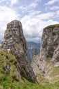 View from the mountain with the name Loser in the Dead Mountains Totes Gebirge