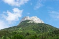 View of the mountain with the name Loser in the Dead Mountains Totes Gebirge in Austria