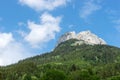 View of the mountain with the name Loser in the Dead Mountains Totes Gebirge in Austria