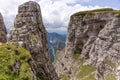 View from the mountain with the name Loser in the Dead Mountains Totes Gebirge