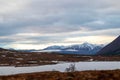 Vue sur montagne en norvege Royalty Free Stock Photo