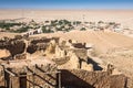 View of mountain oasis Chebika, Sahara desert, Tunisia, Africa Royalty Free Stock Photo