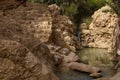 View of the mountain oasis of Shebika, in the middle of the Sahara Desert, Tunisia Royalty Free Stock Photo