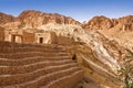 View of the old abandoned village in the middle of the Sahara Desert, Tunisia, Africa Royalty Free Stock Photo