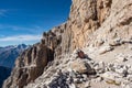 View of the mountain peaks Brenta Dolomites. Trentino, Italy Royalty Free Stock Photo