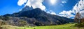 View of the mountain of Pic Du Midi Ossau, France, Pyrenees Royalty Free Stock Photo