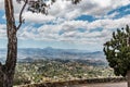 View of Mountain Range in San Diego From Mt. Helix Royalty Free Stock Photo