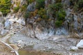 View of mountain river in Kesme Bogaz canyon, Antalya province in Turkey