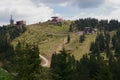 View from the mountain, Romania, Brasov, Poiana Brasov, Postavaru Mountains Royalty Free Stock Photo