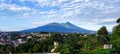 View Mountain salak from bogor