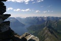 View from mountain Slogen, Norway