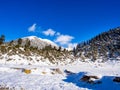 View of mountain snow in Sichuan