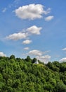 View of the mountain three crosses, Vilnius, Lithuania Royalty Free Stock Photo