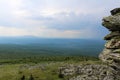 View from the mountain to the kurumnik