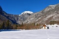 View of mountain Tosc from Voje valley