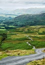 View from Hardknott Pass Royalty Free Stock Photo