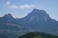 View of mountains in the Aragonese Pyrenees, in the province of Huesca, Spain