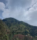 View of mountains in Bromo, East Java Royalty Free Stock Photo