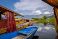 View of a mountains from Dal lake,Srinagar,Kashmir,India Royalty Free Stock Photo