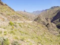 View on mountains of gran canaria island, Spain Royalty Free Stock Photo