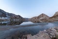 dscape. Enol mountain lake, Covadonga, National Park of Picos de Europa, Spain Royalty Free Stock Photo