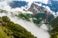 View of the mountains from Machu Picchu