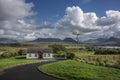 View on the mountains of National Park Connemara, Ireland Royalty Free Stock Photo