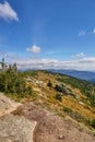 View from mountains in National Park Krkonose