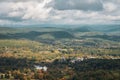 View of mountains near Ellenville, in the Shawangunk Mountains, New York