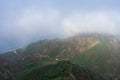 View of the mountains of the northern part of Tenerife.