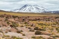 View of mountains and red rock formations in Sico Pass