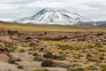 View of mountains and red rock formations in Sico Pass