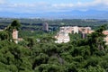 View of Mountains from Palacio Real de Madrid - Royal Palace of Madrid, Spain Royalty Free Stock Photo