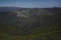 A view of the mountains in Serra da Estrella, Portugal. Royalty Free Stock Photo