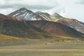 View of mountains in Sico Pass Royalty Free Stock Photo