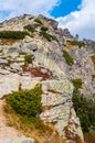 View of mountains from Solisko in High Tatras, Slovakia Royalty Free Stock Photo