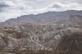 View on the mountains of the Tabernas desert.Almeria,Spain Royalty Free Stock Photo