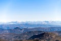 View of the mountains at the top of Mont-Ventoux Royalty Free Stock Photo