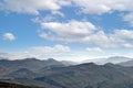 View of the mountains at the top of Mont-Ventoux Royalty Free Stock Photo