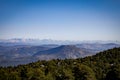 View of the mountains at the top of Mont-Ventoux Royalty Free Stock Photo