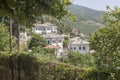 View of the mountains village of Pinakates South Pelion, Prefecture of Magnesia, Greece